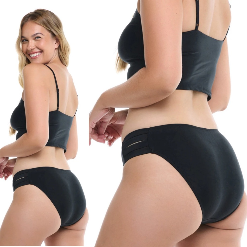 NWT Smoothies Nuevo Contempo Swim Bottom - Black SIZE SMALL